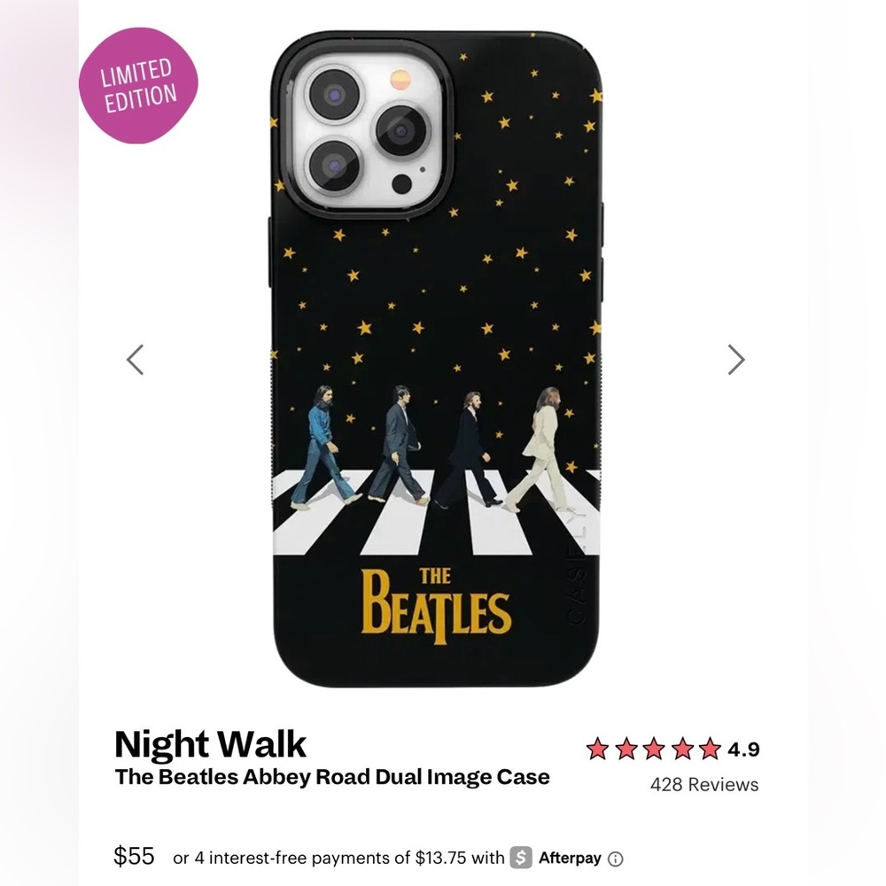 Casely x Beatles “Night Walk” Abbey Road iPhone 13 Pro Max Case | NIB